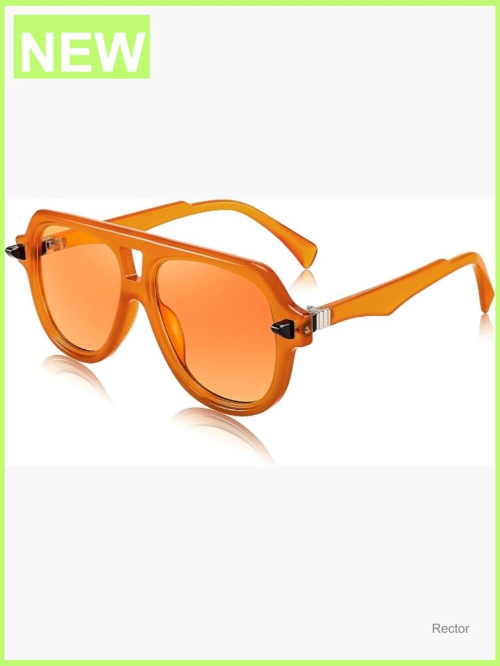 70s Retro Aviator Sunglasses UV400 Large Frame Square Unisex